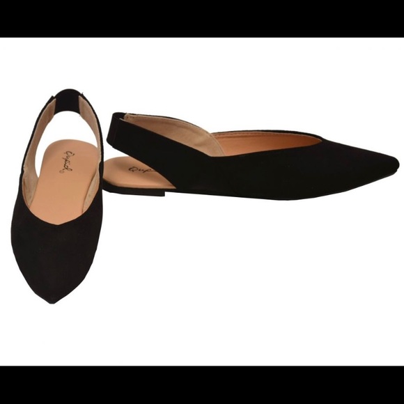 qupid black flats
